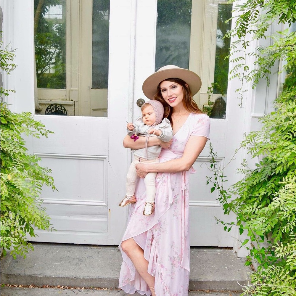 Natasha floral wrap dress